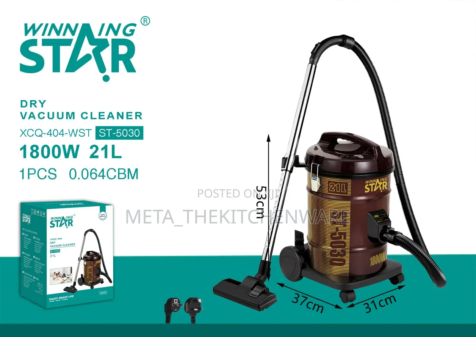 Winning Star Vacuum Cleaner 21l