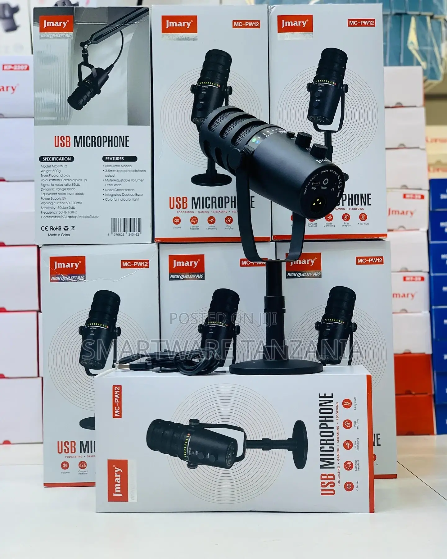 Jmary Usb Mic 360 Degree Rotating Desktop Microphone