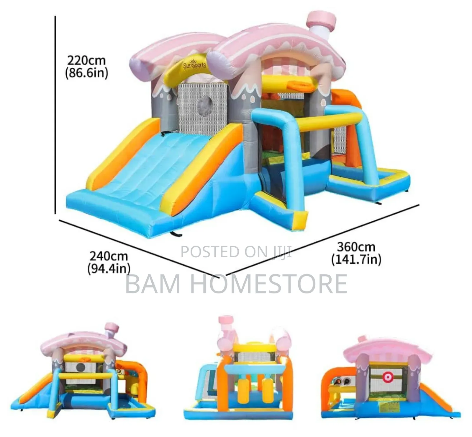 Inflatable Jumping Castle With Inside Plays