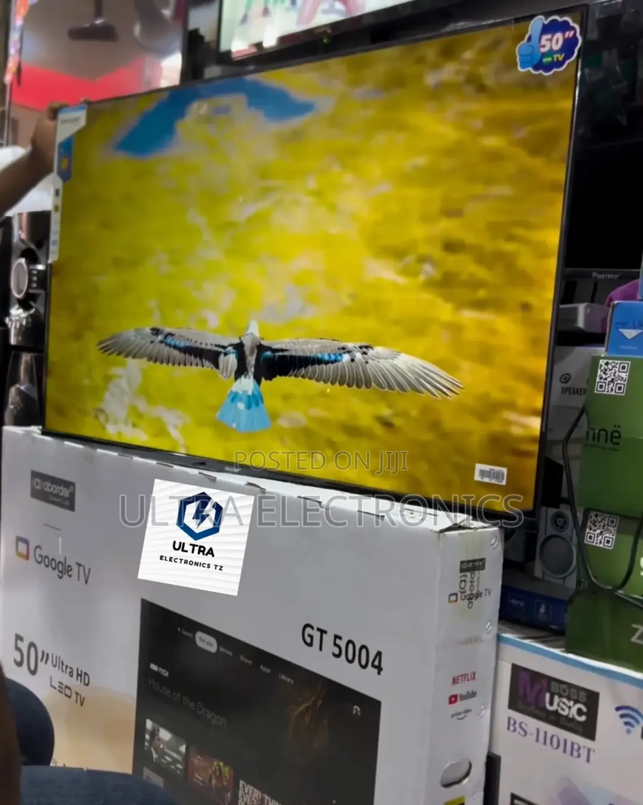 Aborder Smart Google Tv With 50 Inches Brand New