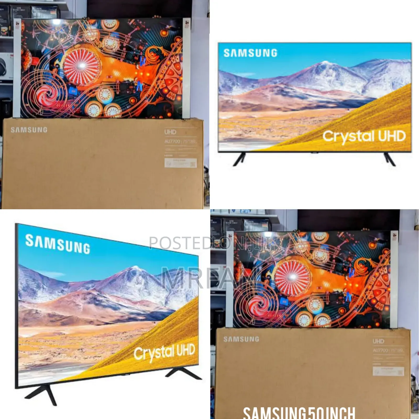 Tv Samsung Smart Tv Uhd 50"Cu7000