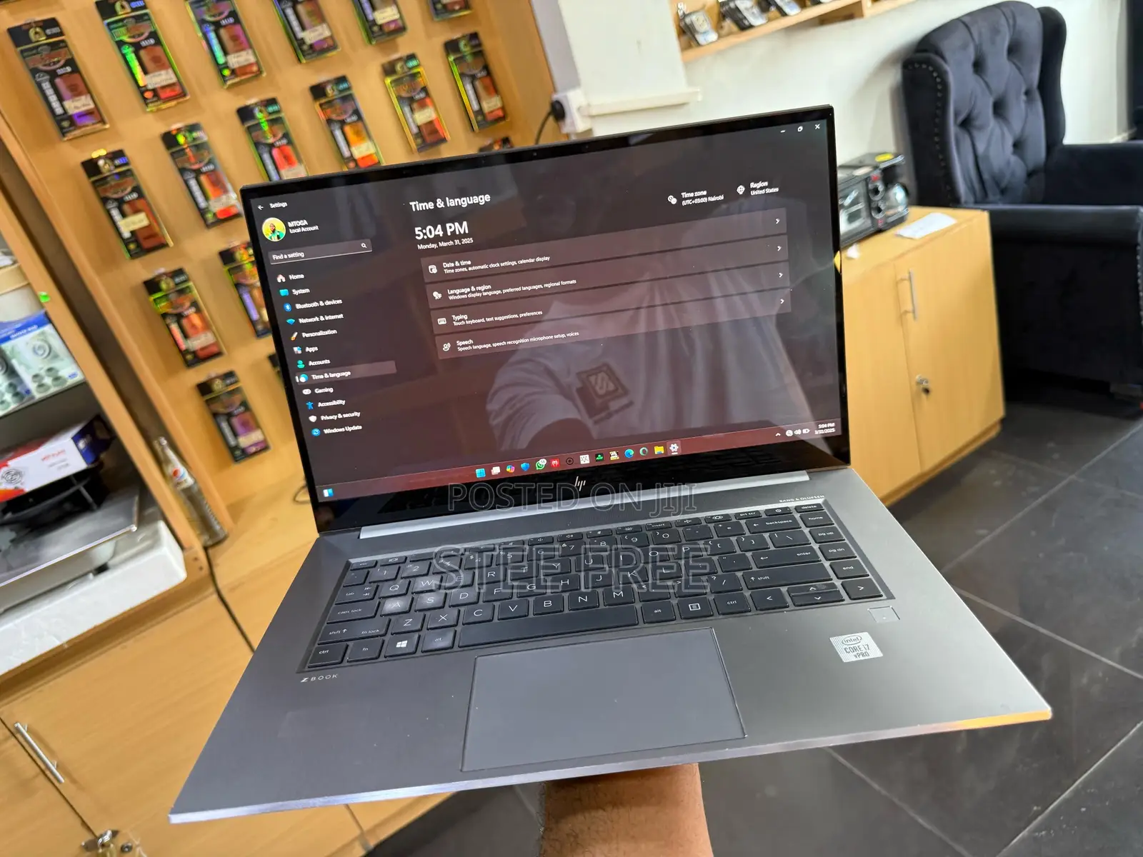 Laptop HP Zbook Studio G7 32GB Intel Core I7 SSD 512GB