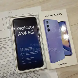 New Samsung Galaxy A34 5G 128 GB Purple