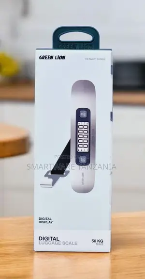 Bright LCD Display and Tare Function for Luggage Up to 50 Kg