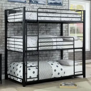 Bunk Bed for Kids 3beds 4x6 Full and 3pc Mattress