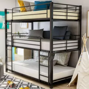 Bunk Bed for Kids 3beds 4x6 Full and 3pc Mattress