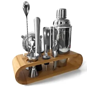 10pieces Stainless Steel Cocktail Shaker