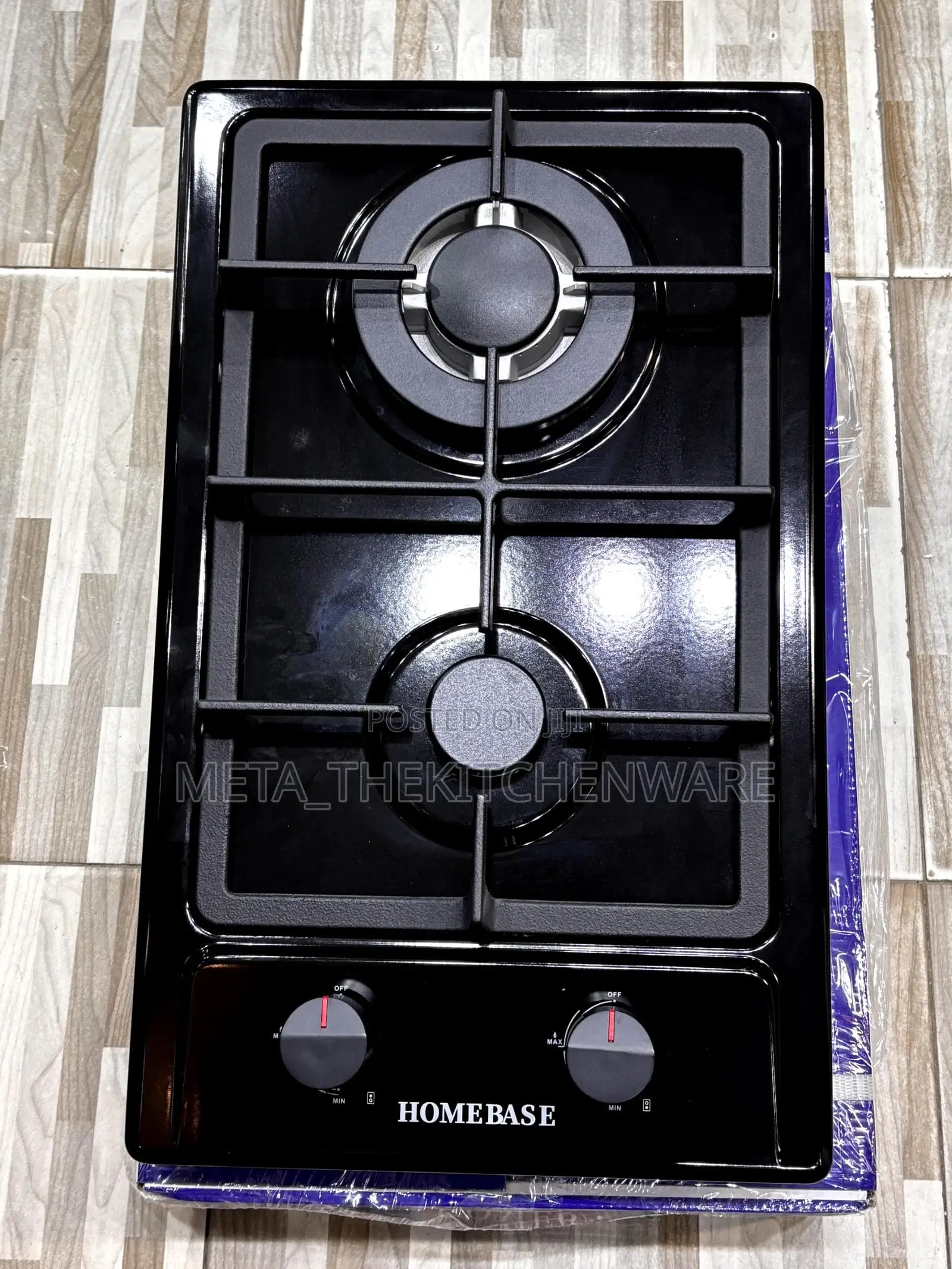 Homebase Cooktop Two Gas Plates Hb2003