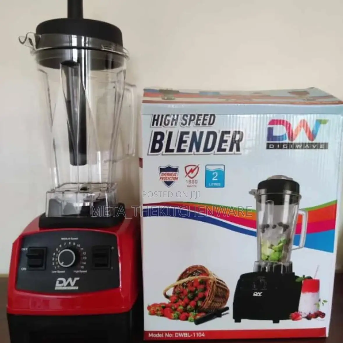 Digiwave Commercial Blender 2l 1800w