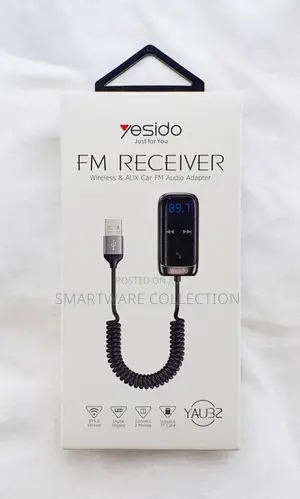 Photo - Yesido Yau32 Wireless Aux Car Fm Receiver, Audio Adapter