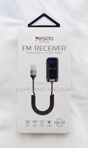 Yesido Yau32 Wireless Aux Car Fm Receiver, Audio Adapter