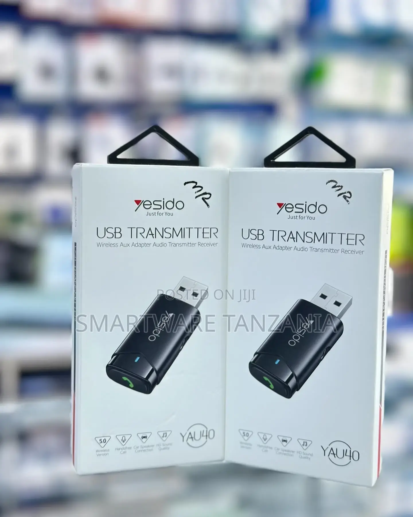 Yesido Usb Transmitter Wireless Aux Adapter Audio Receiver