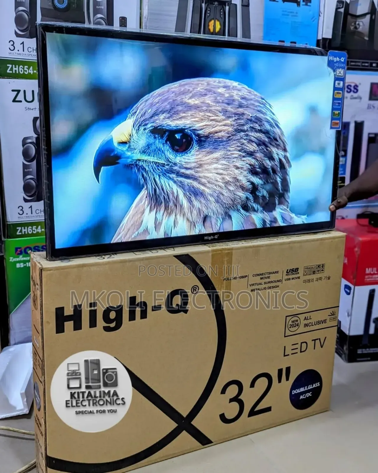 High Q 32 Led Tv ( Flameless )