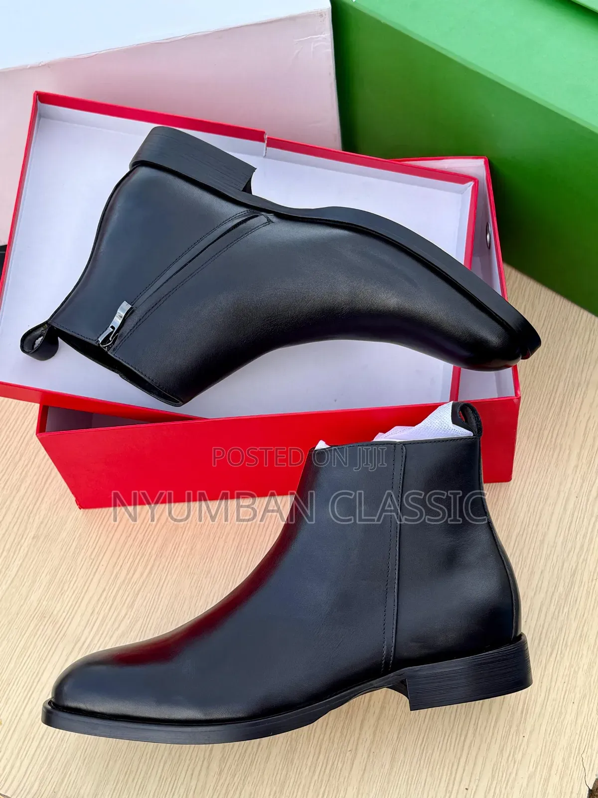 Ankle Leather Shoes