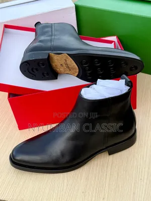 Ankle Leather Shoes