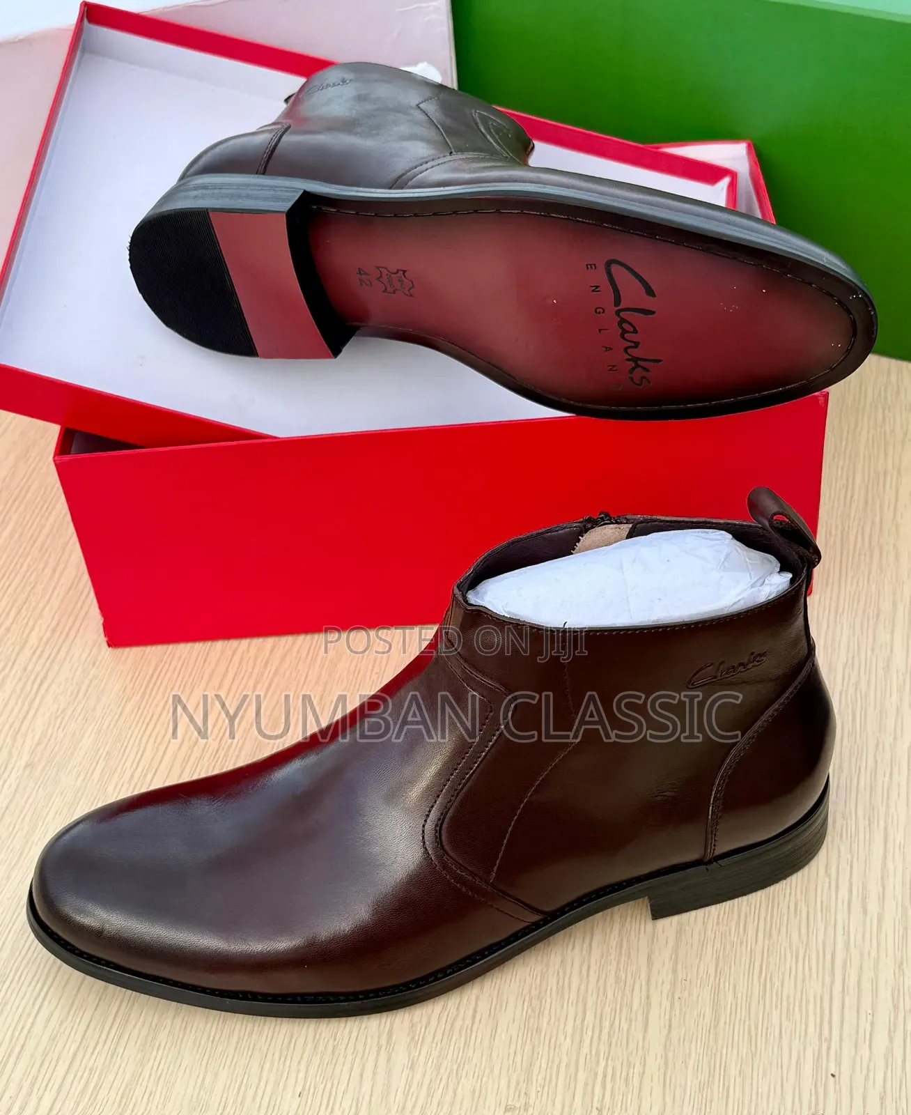 Ankle Leather Shoes