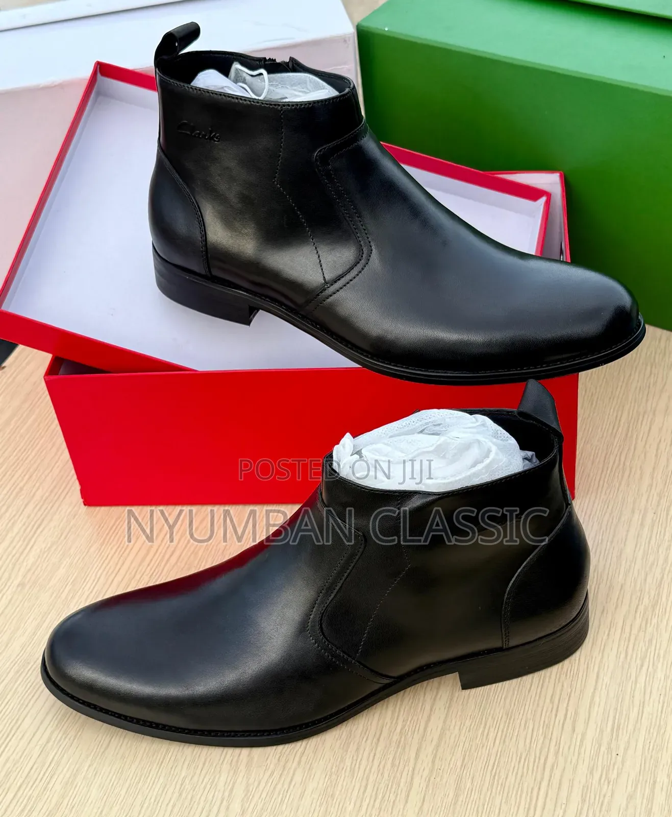 Ankle Leather Shoes