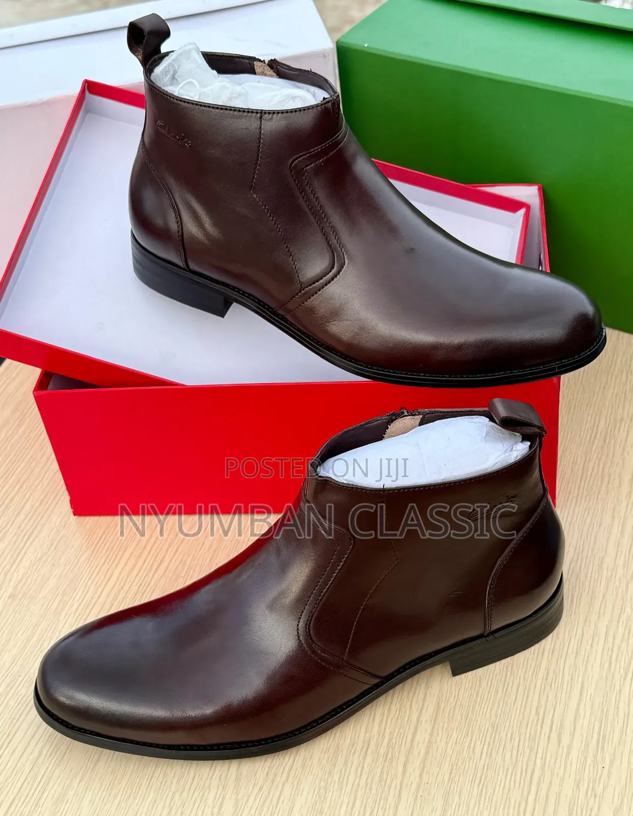 Ankle Leather Shoes