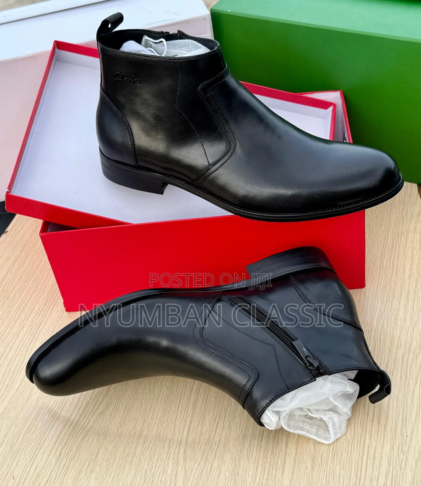 Ankle Leather Shoes