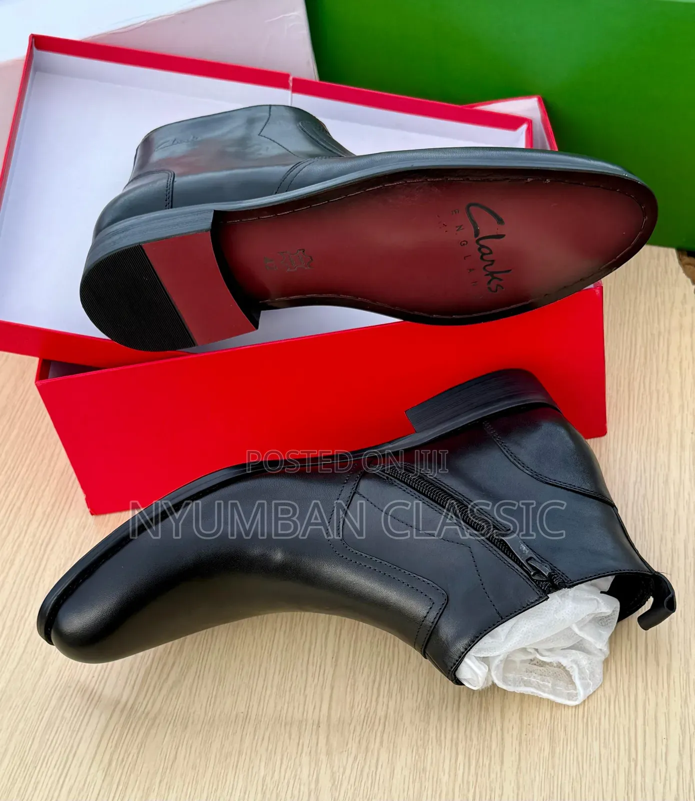 Ankle Leather Shoes