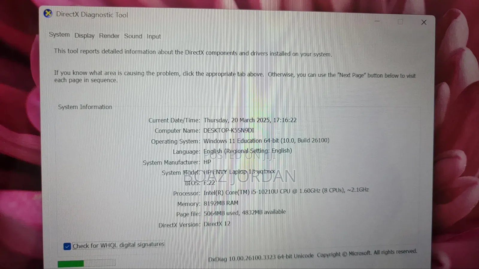 Laptop HP Envy 13 16GB Intel Core I5 SSD 512GB