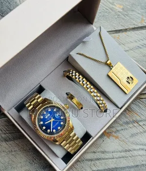 Men' Set of Watch, Bracelet and Necklace.