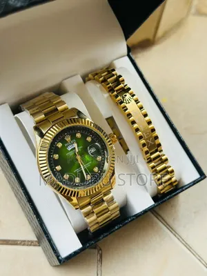 Beautiful Set of Watch and Bracelet for Men