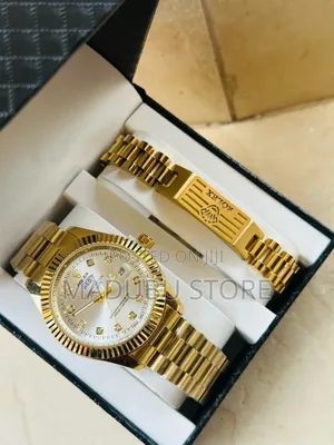 Beautiful Set of Watch and Bracelet for Men