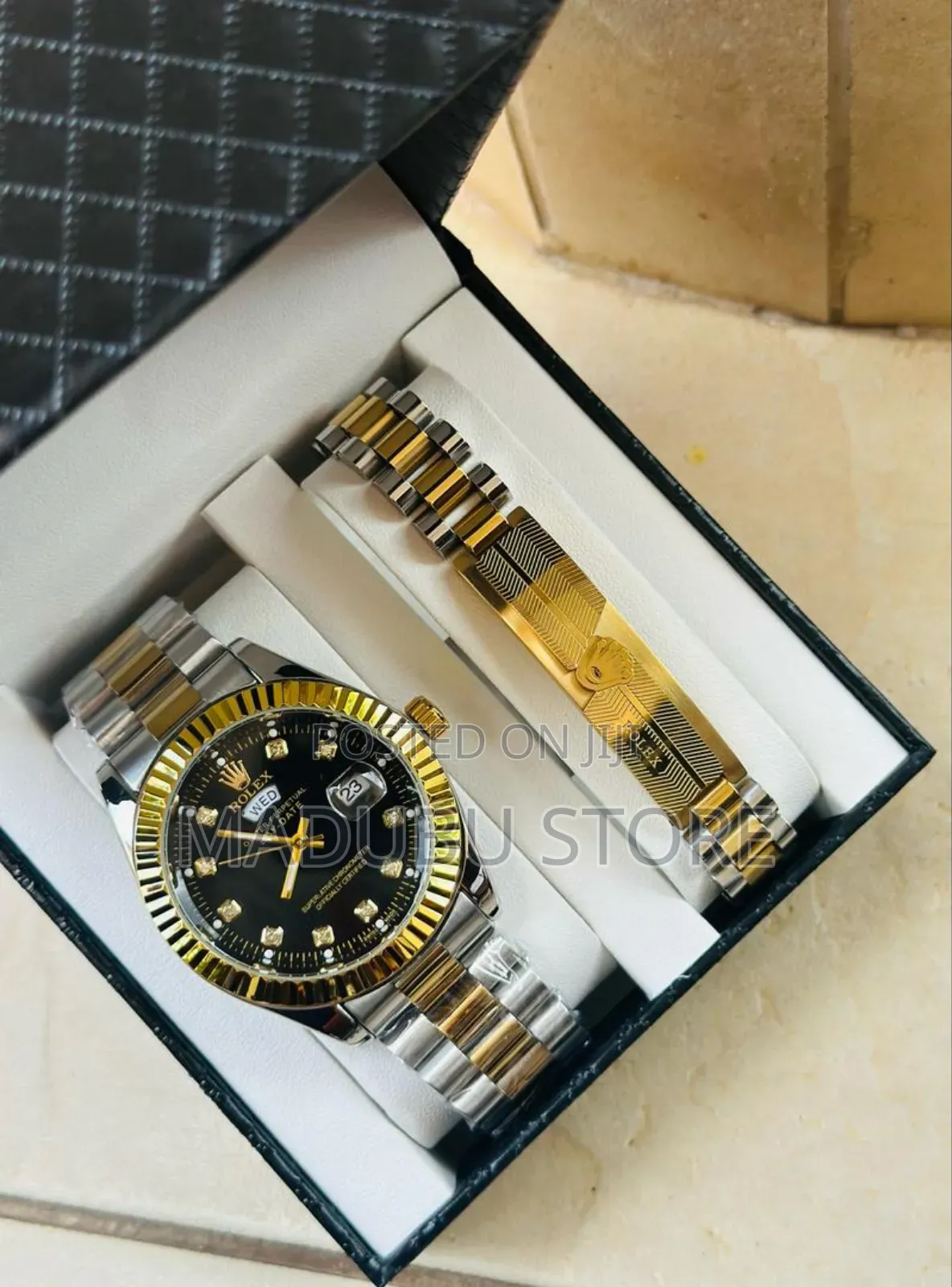 Beautiful Set of Watch and Bracelet for Men
