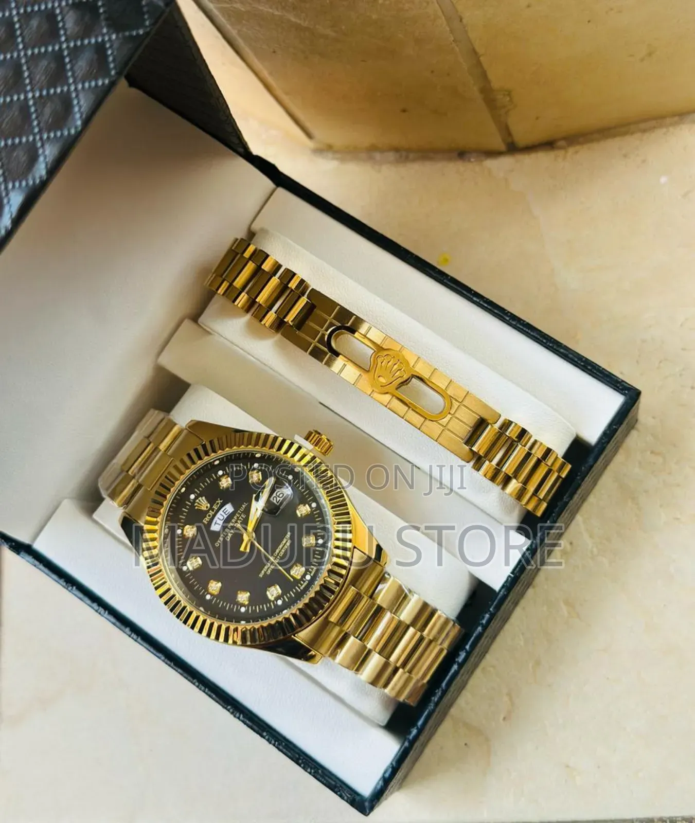 Beautiful Set of Watch and Bracelet for Men