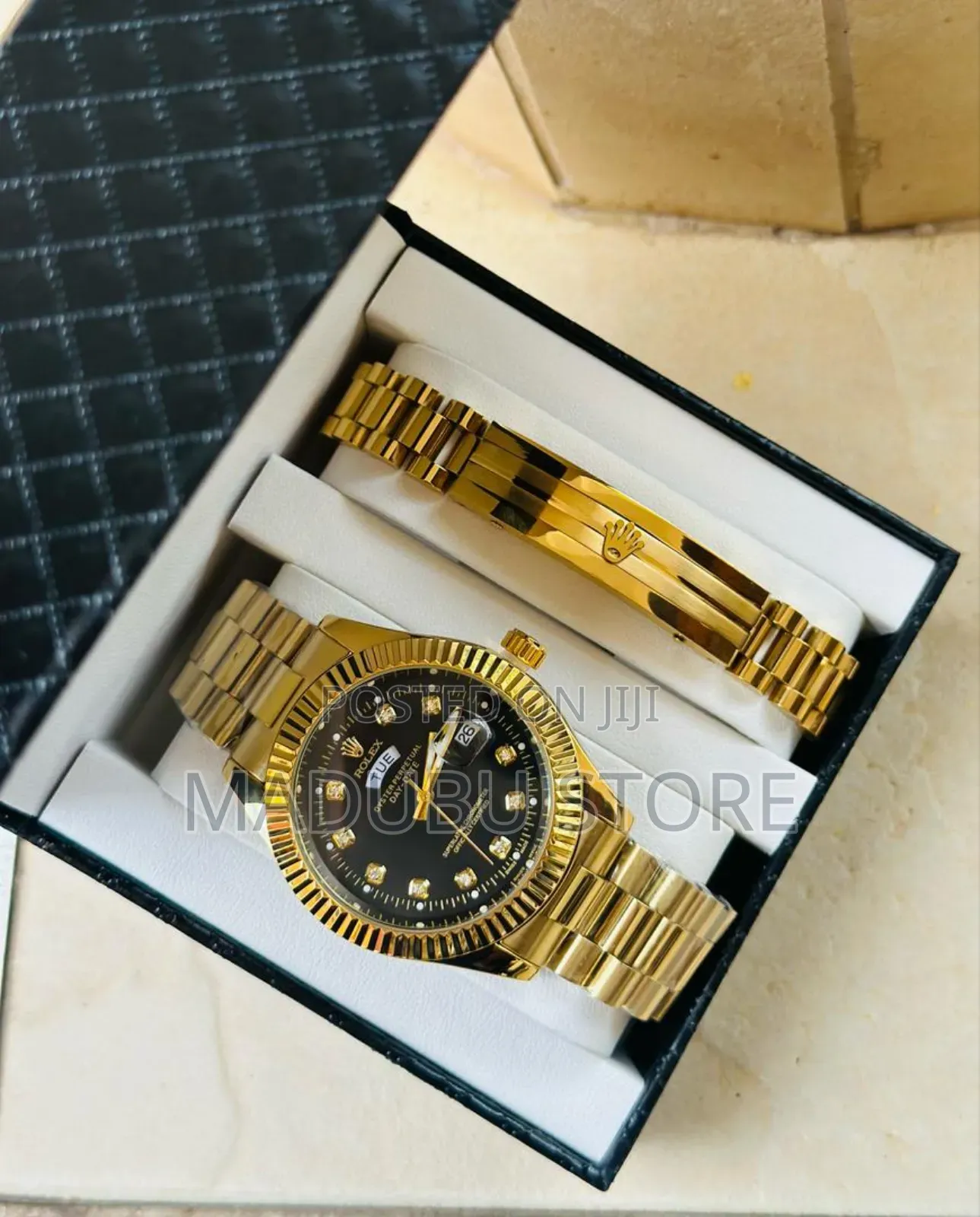Beautiful Set of Watch and Bracelet for Men