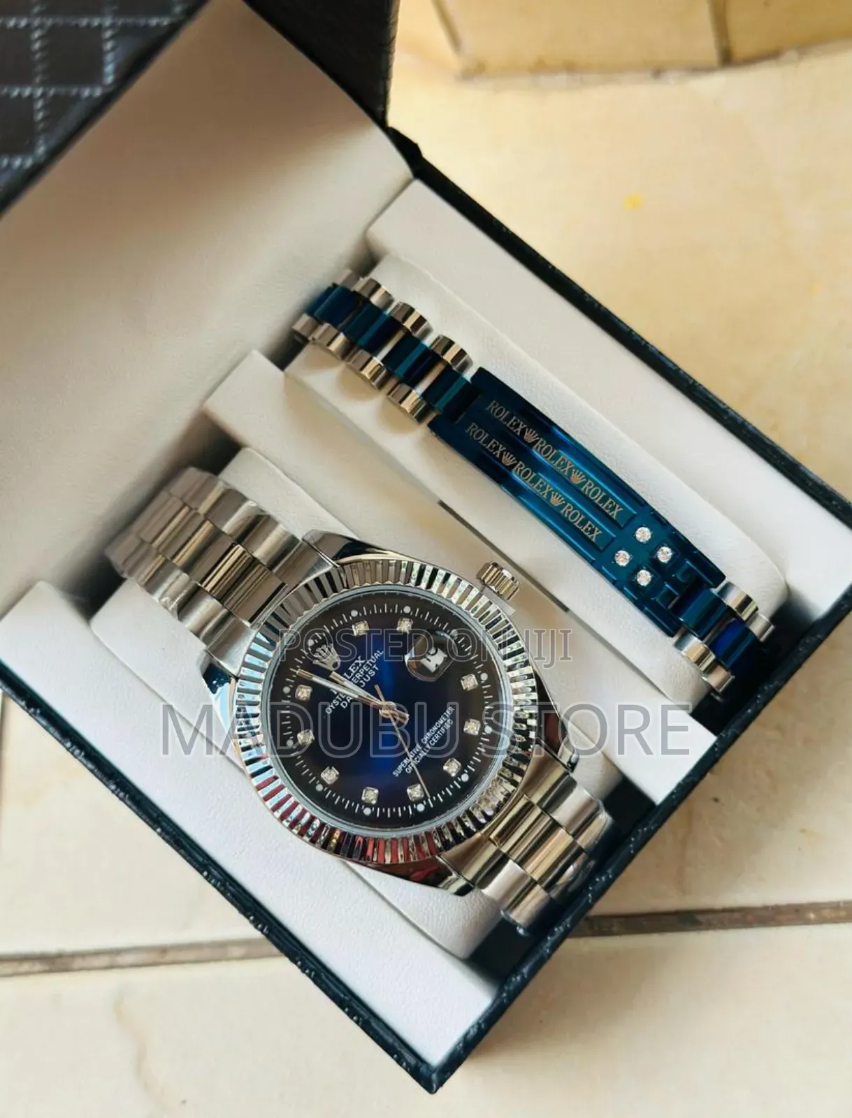 Beautiful Set of Watch and Bracelet for Men