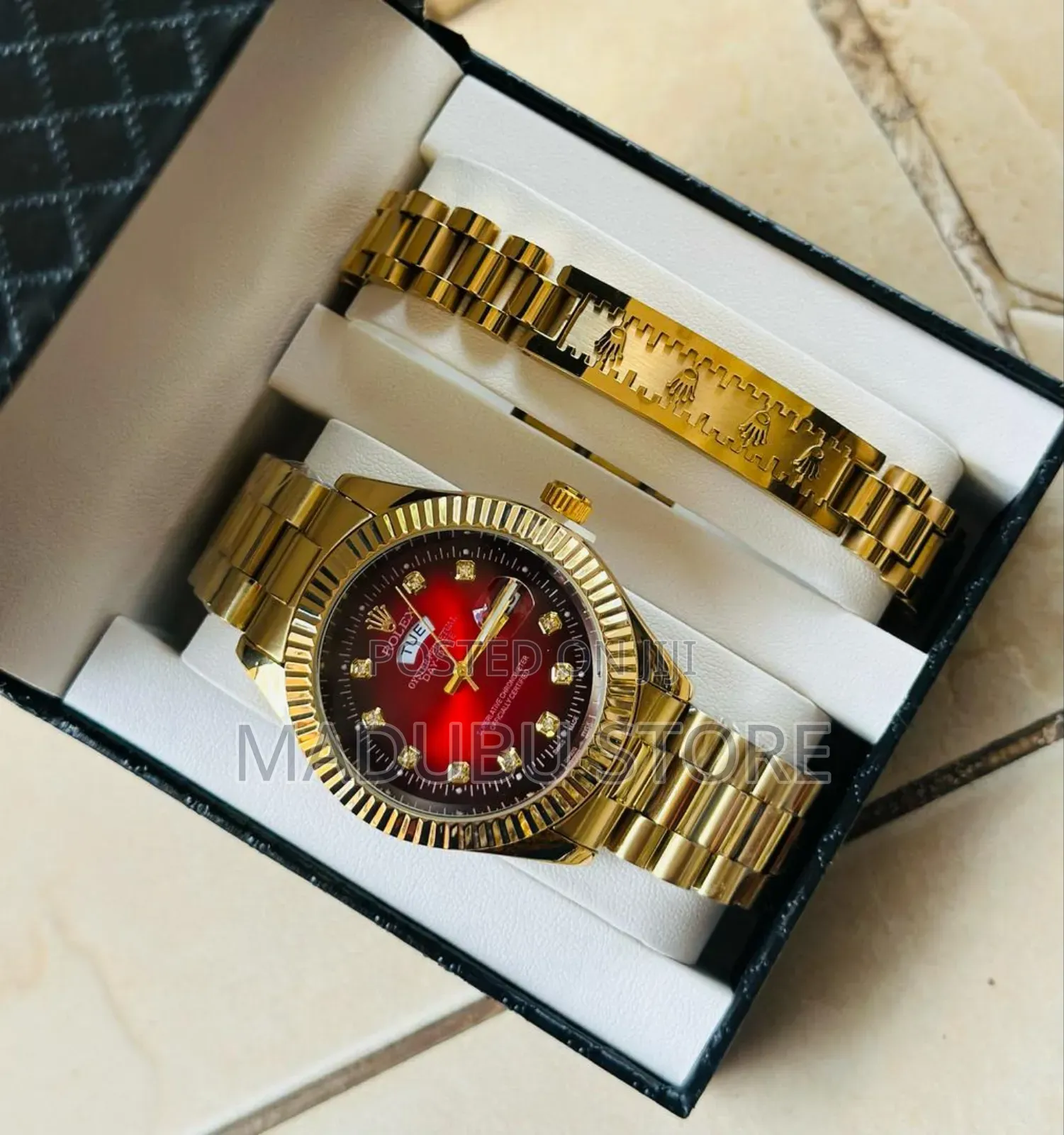 Beautiful Set of Watch and Bracelet for Men