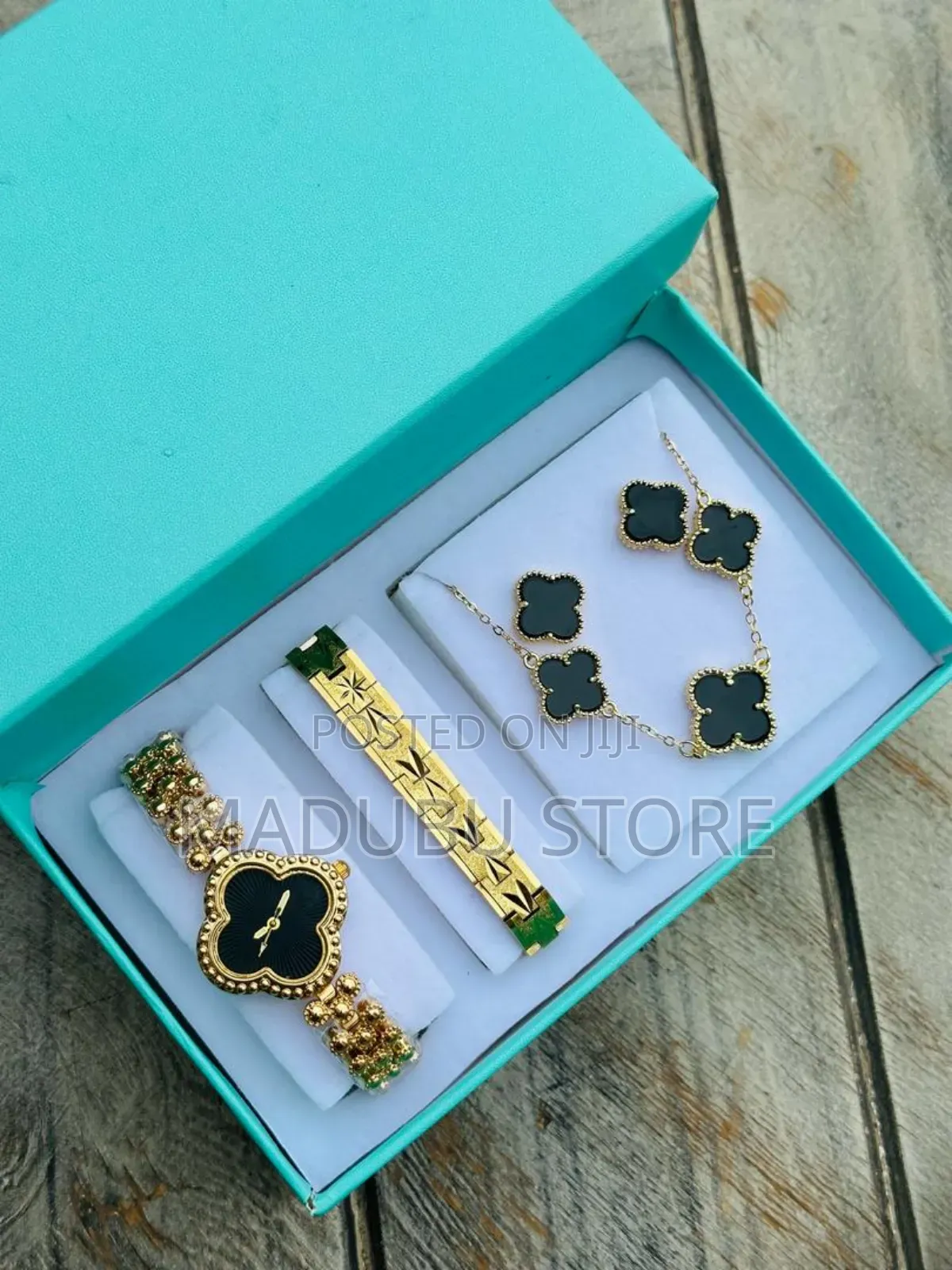 Women's Set of Watch, Bracelet, Earrings and Necklace