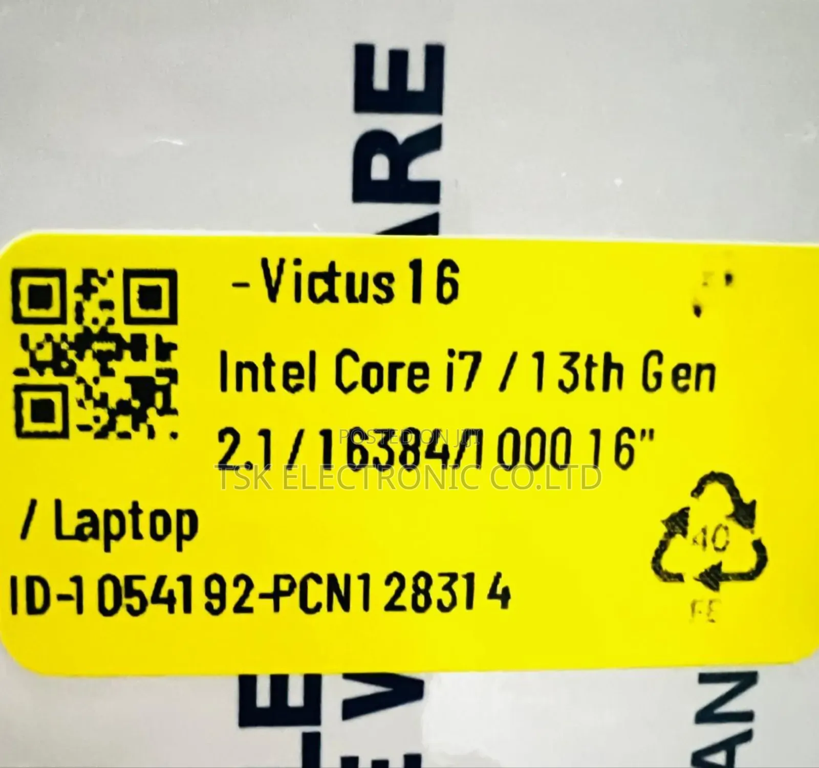 New Laptop HP 16GB Intel Core I7 SSD 1T