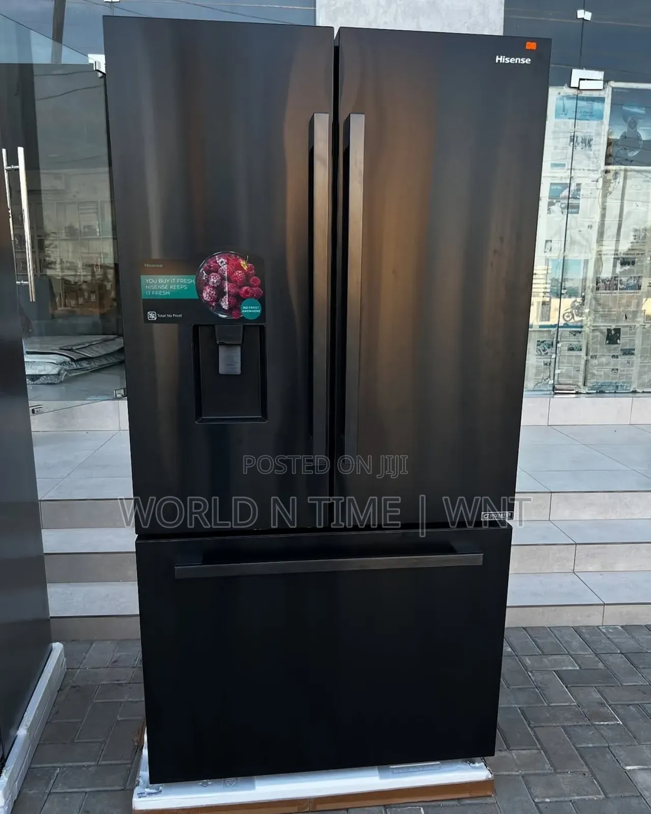 Hisense Fridge H760fsb-Wd French Door 575l Water Dispenser
