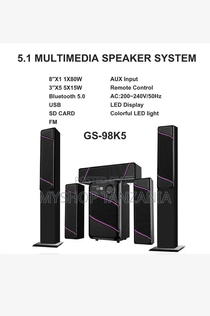 5.1 Multimedia Speaker Gs-98k5