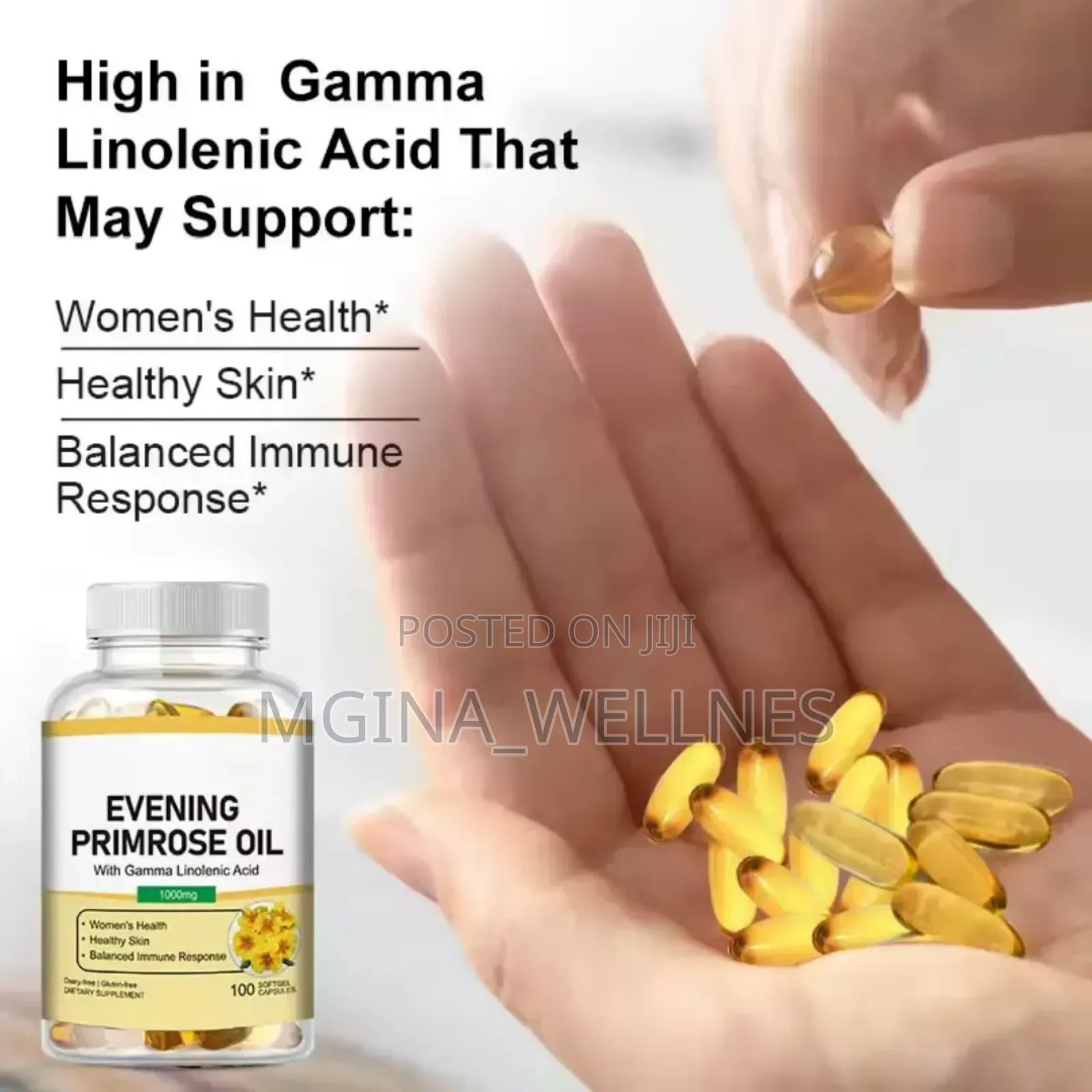 Evening Primrose Oil Capsules For