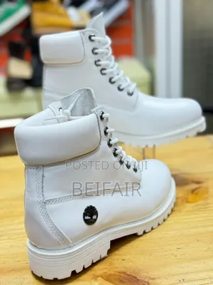 White Timberland Boots