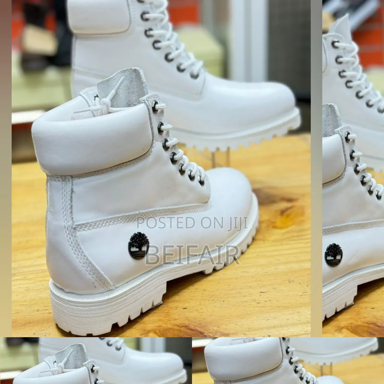 White Timberland Boots