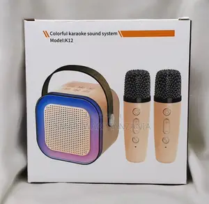Mini Karaoke Toy Speaker With Wireless Microphone For Kids