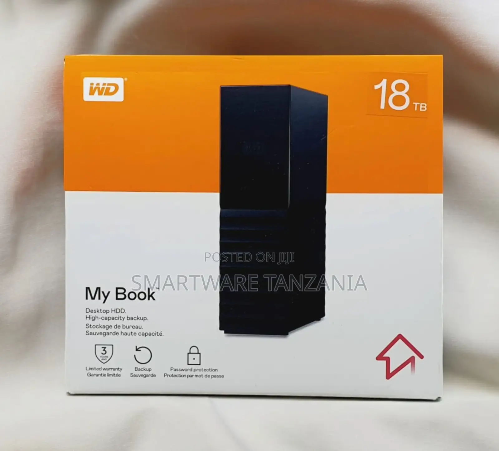 Wd 18tb My Book Desktop Usb 3.0 External Hard Drive