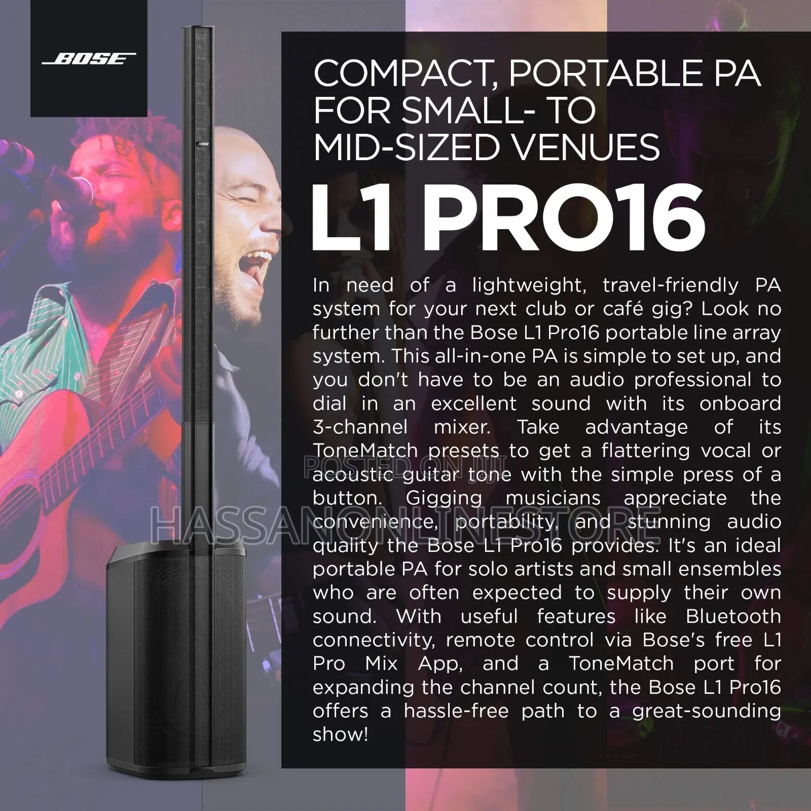 Bose L1 Pro16 Portable Line Array Speaker System