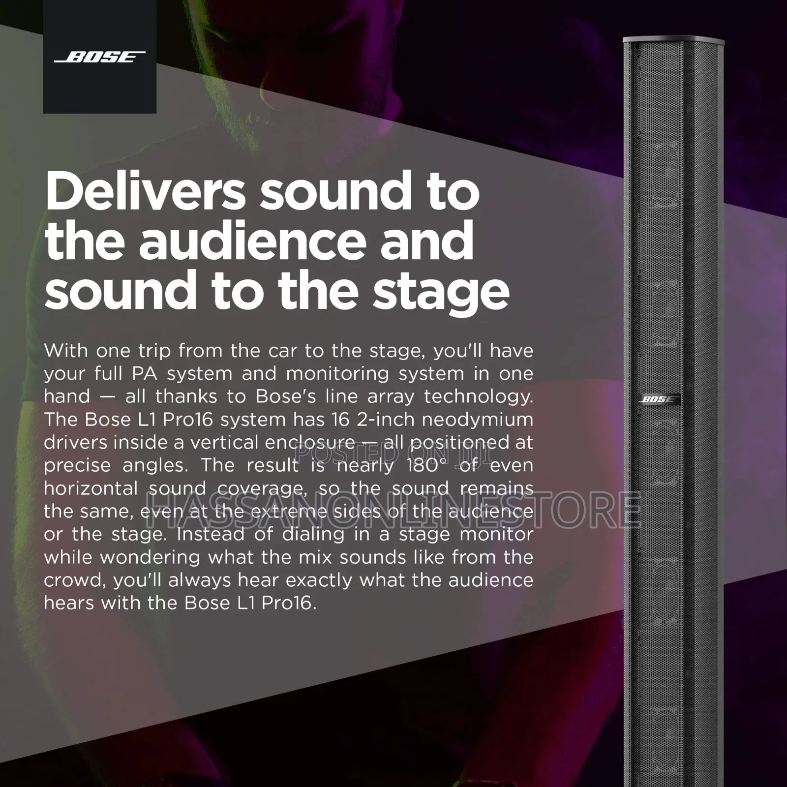 Bose L1 Pro16 Portable Line Array Speaker System