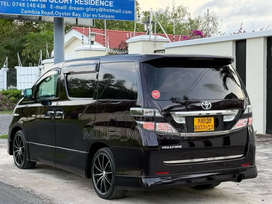 Toyota Vellfire 2009 Burgundy