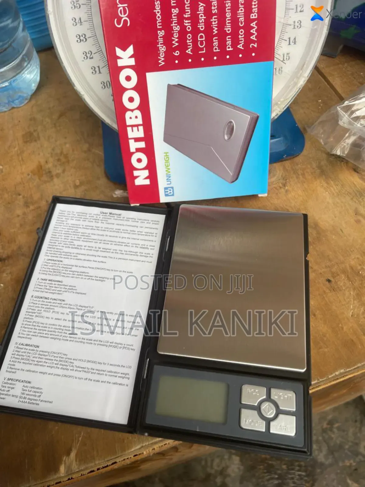 Digital Notebook Scale 1000g