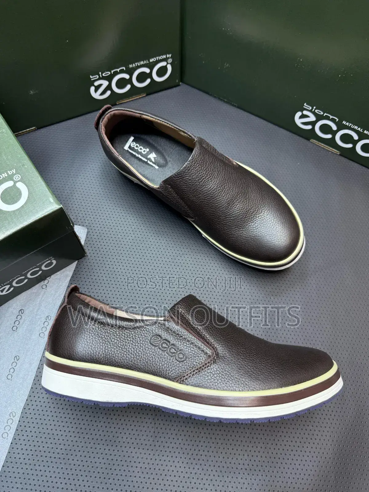 Viatu Vya Ecco Brand New, Classic High Standard Leather