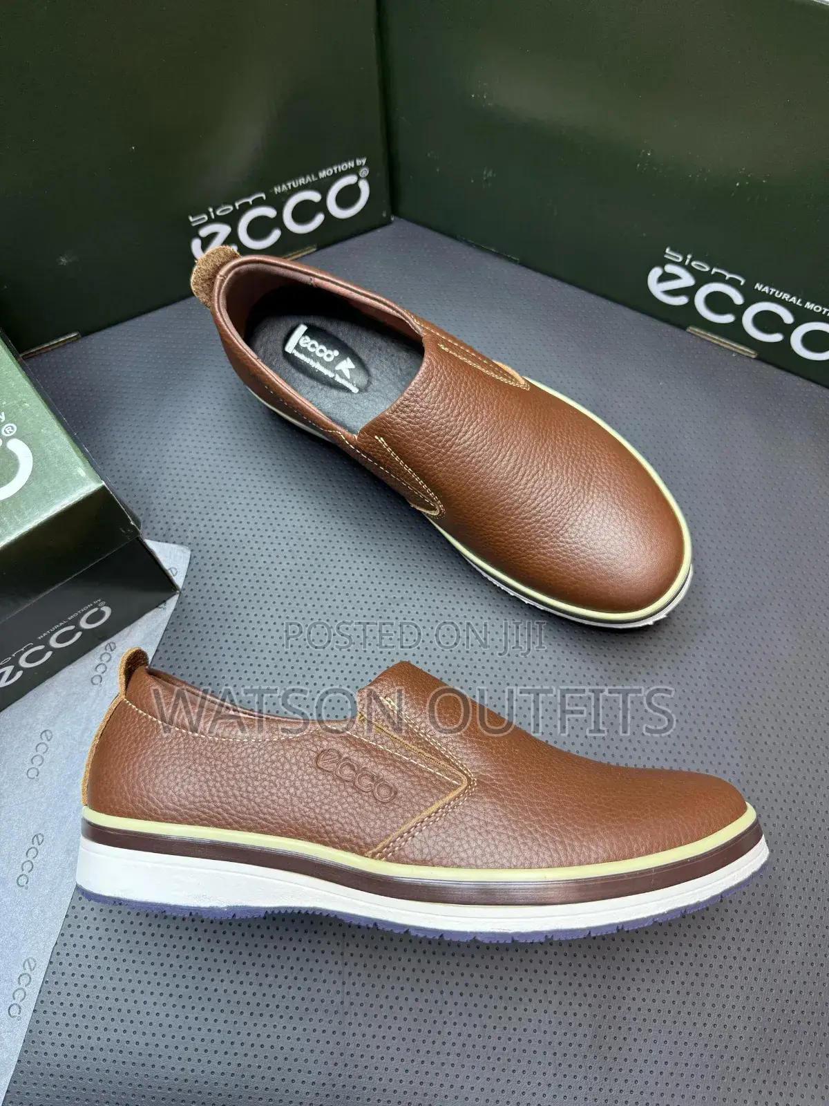 Viatu Vya Ecco Brand New, Classic High Standard Leather