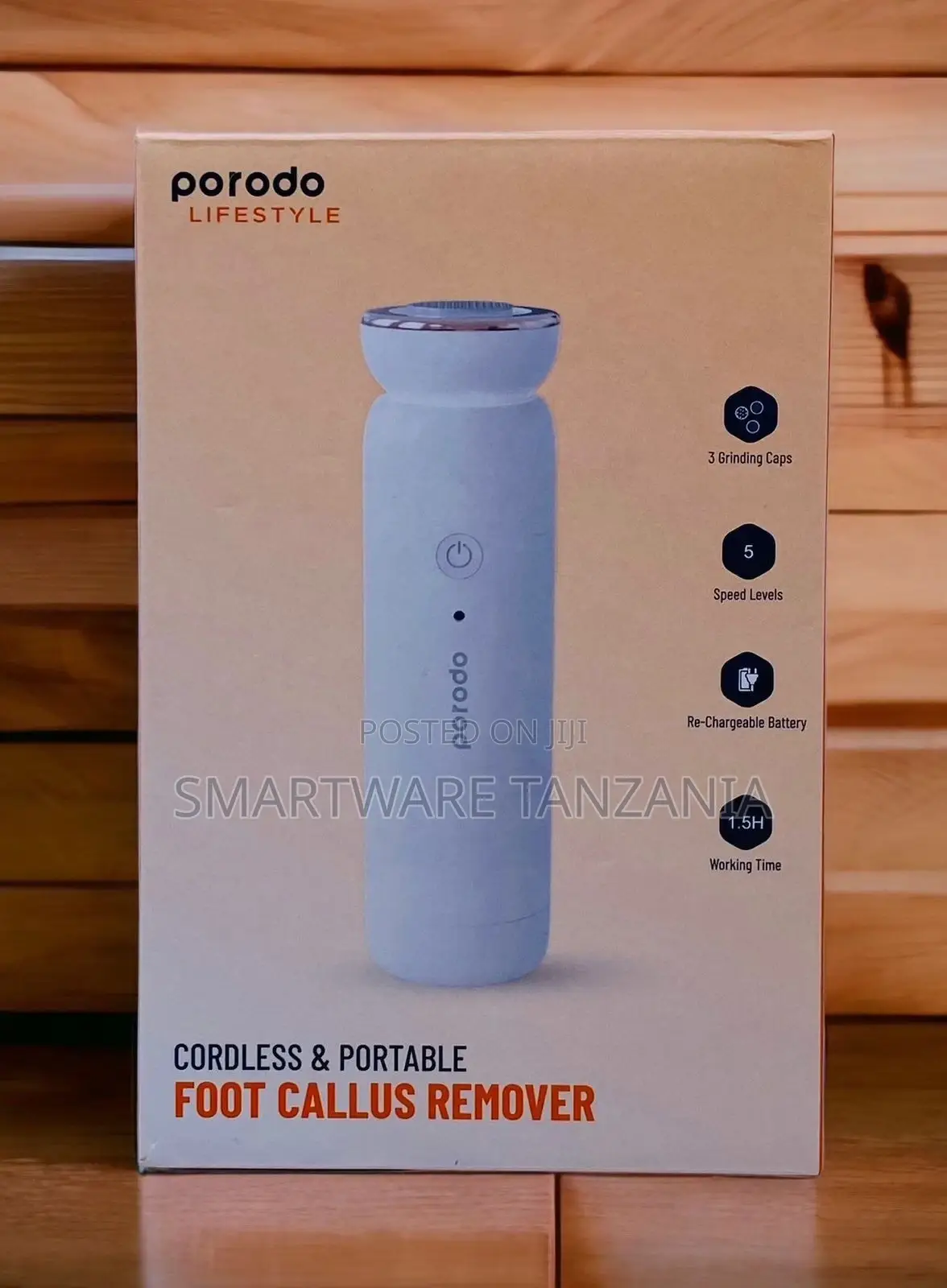 Porodo Electric Foot Callus Remover, Quick Dead Skin Removal
