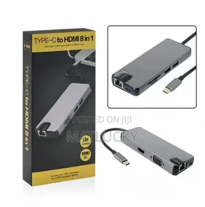 Type C to Hdmi 8 in 1 Hub